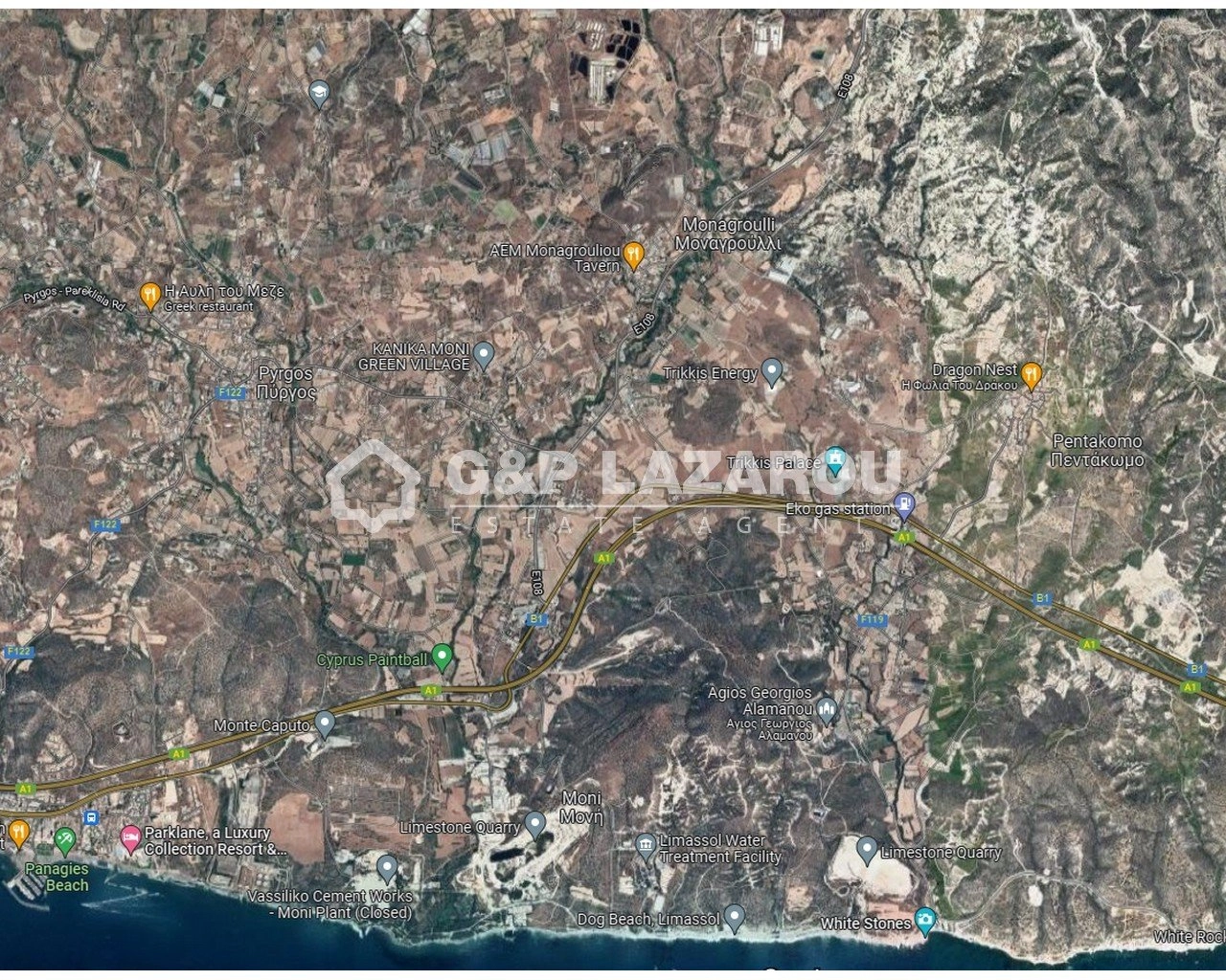 18,241m² Plot for Sale in Monagroulli, Limassol District