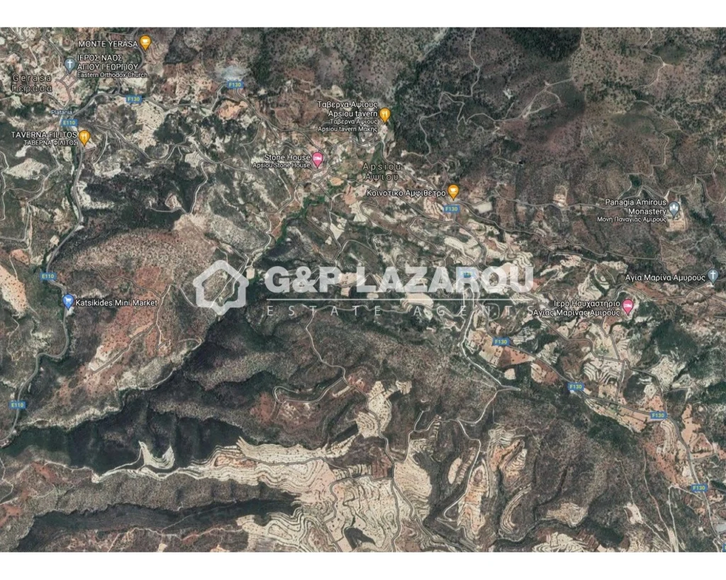 26,088m² Plot for Sale in Apsiou, Limassol District