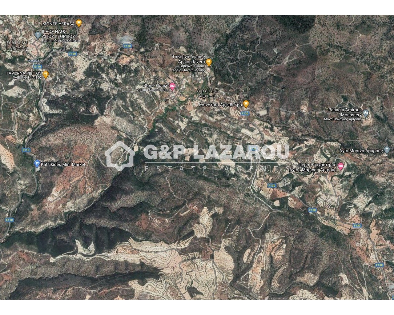 26,088m² Plot for Sale in Apsiou, Limassol District