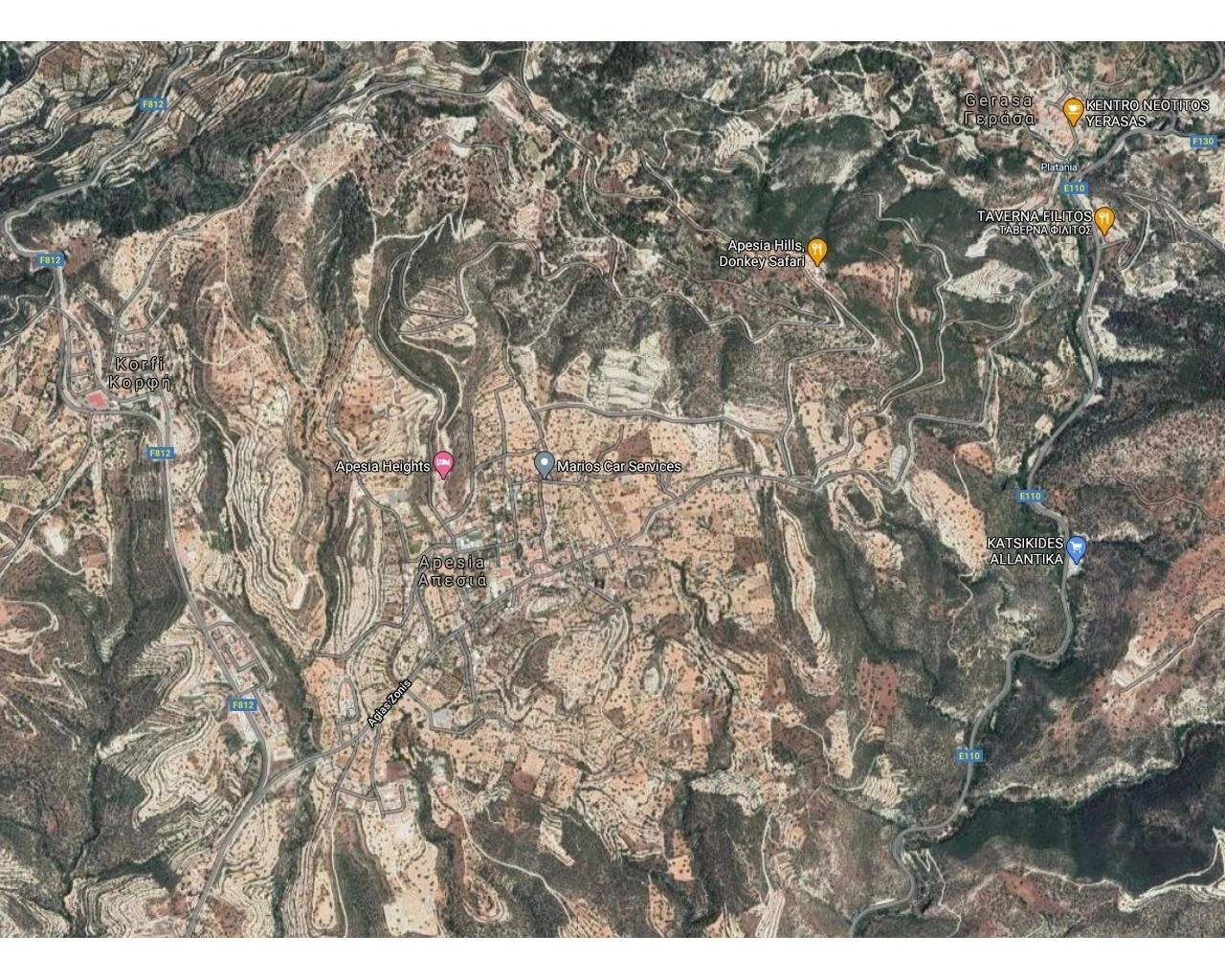 15,316m² Plot for Sale in Apesia, Limassol District