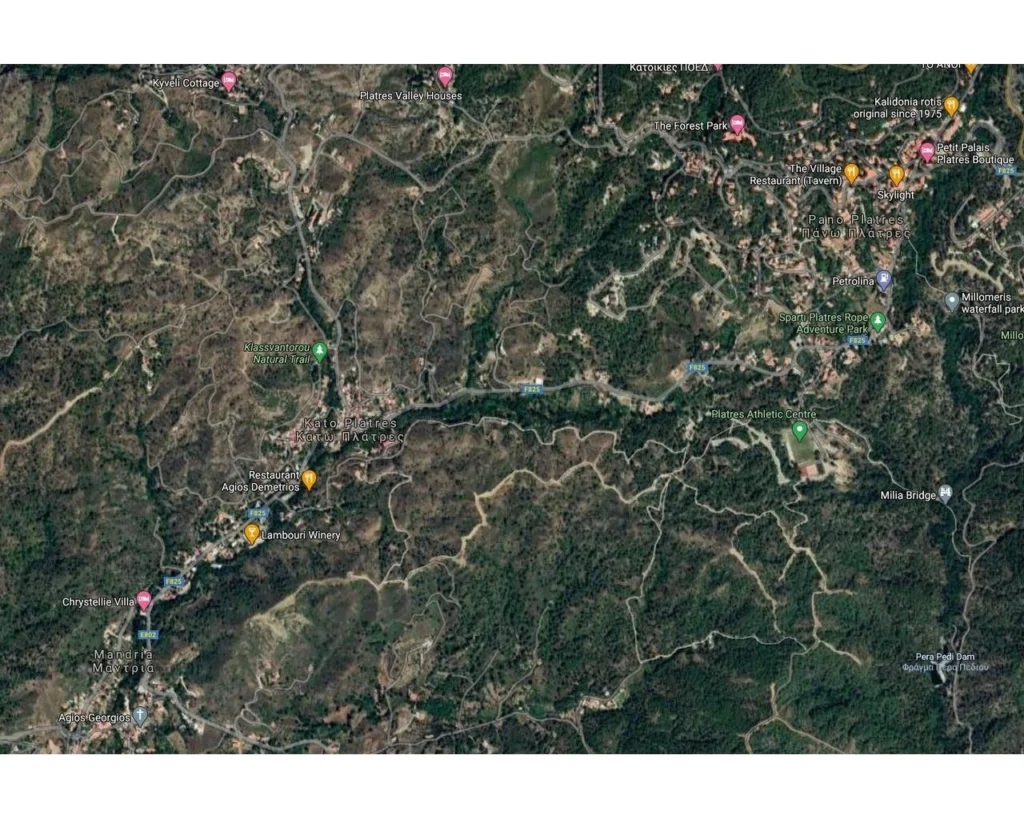 10,257m² Plot for Sale in Kato Platres, Limassol District