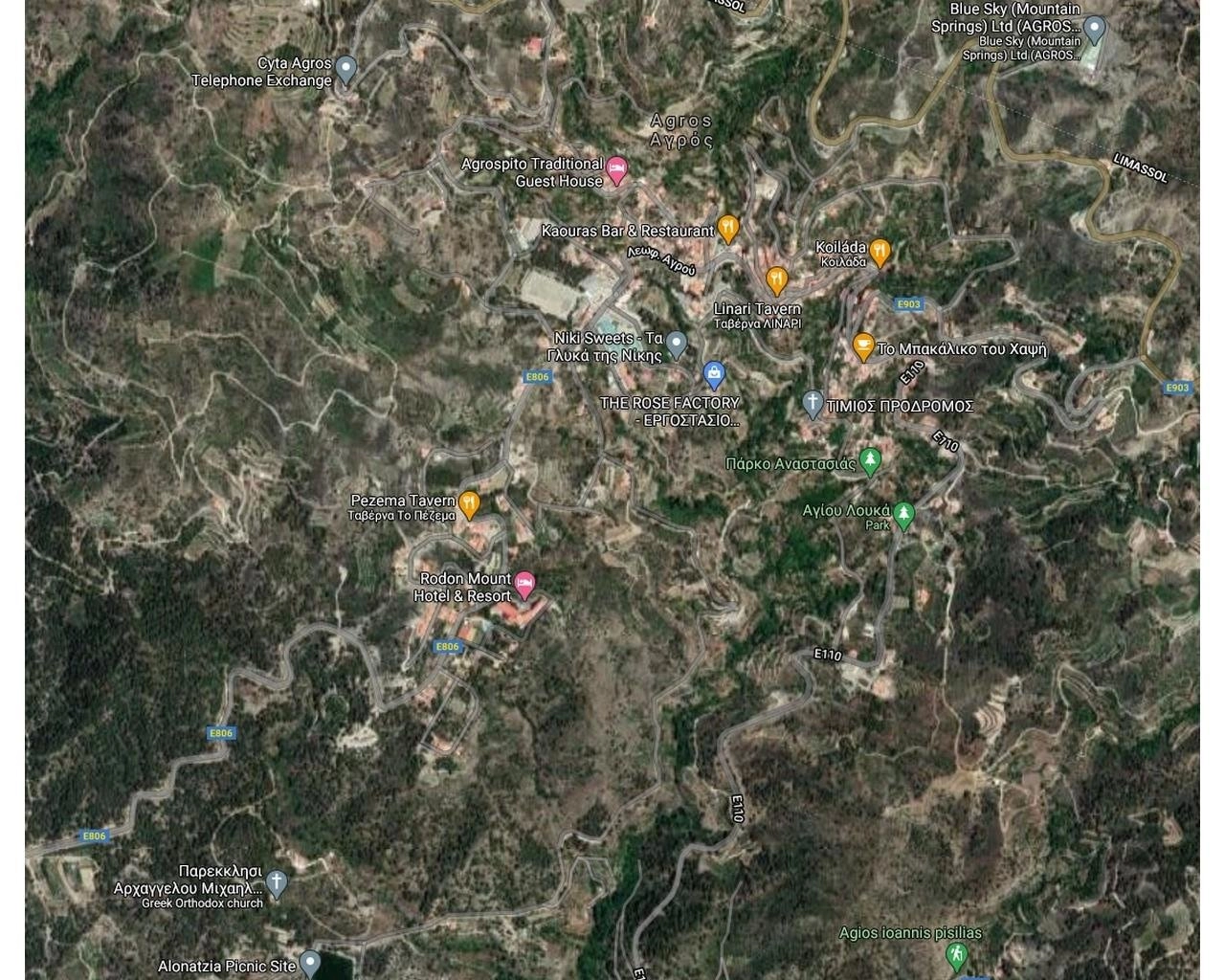 1,032m² Plot for Sale in Agros, Limassol District