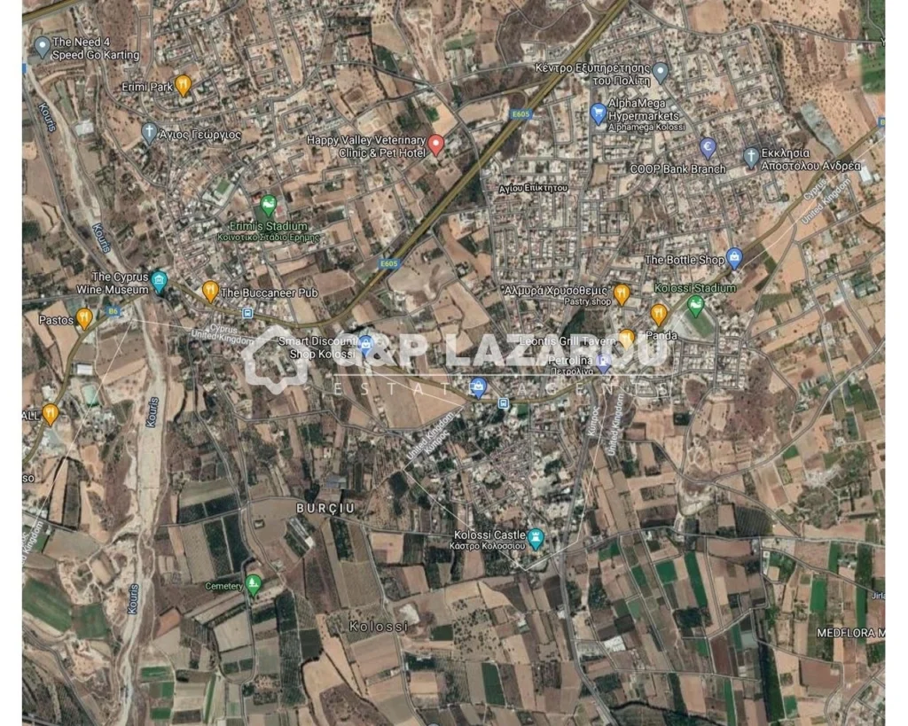 4,458m² Plot for Sale in Kolossi, Limassol District
