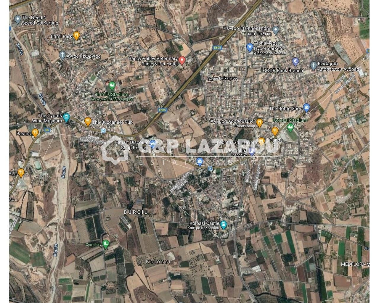 4,458m² Plot for Sale in Kolossi, Limassol District