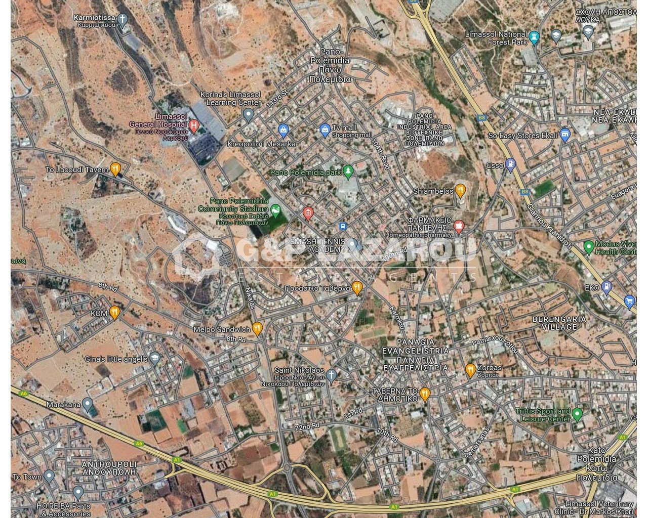 26,992m² Plot for Sale in Kato Polemidia, Limassol District