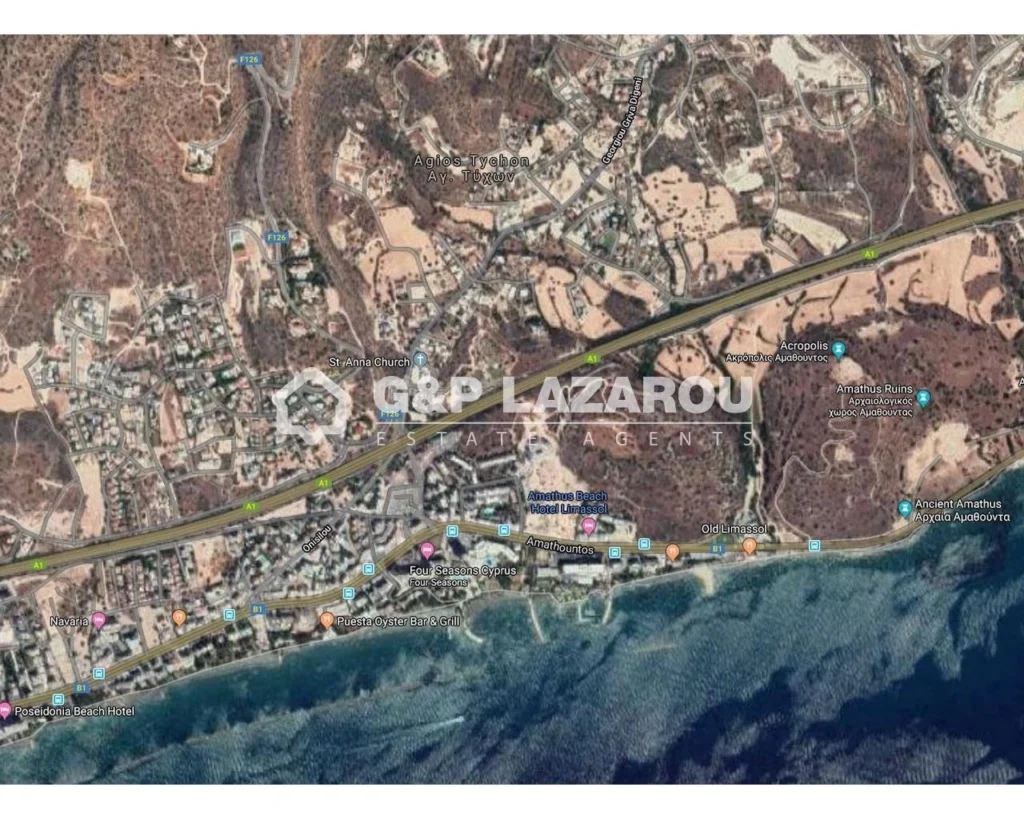 3,180m² Plot for Sale in Agios Tychonas, Limassol District