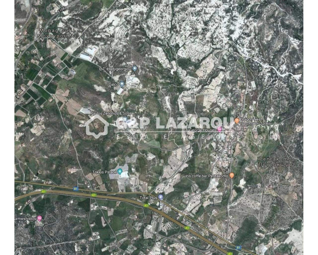 118,023m² Plot for Sale in Monagroulli, Limassol District