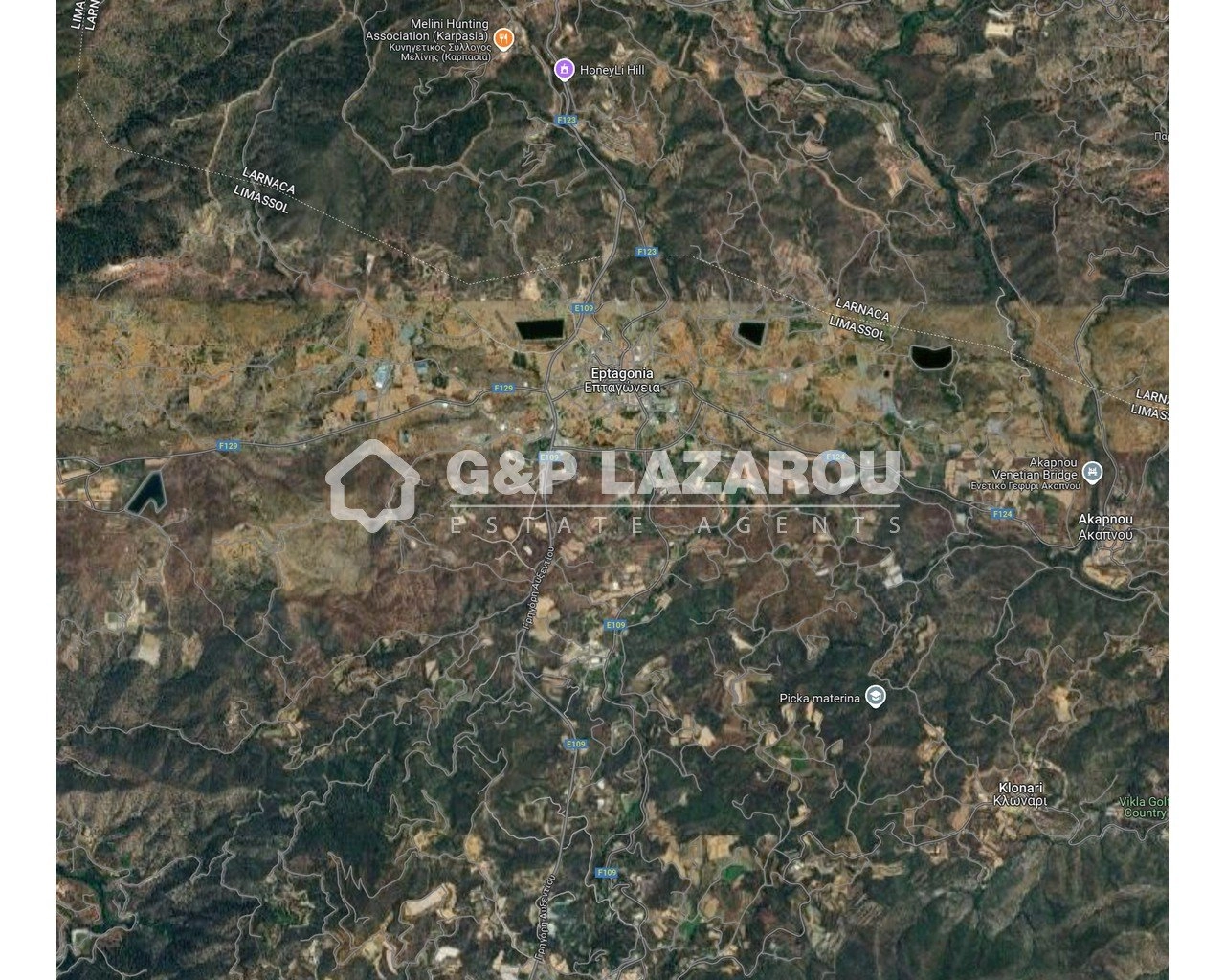 9,031m² Plot for Sale in Eptagoneia, Limassol District