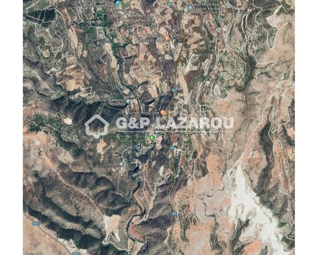 158,196m² Plot for Sale in Monagri, Limassol District