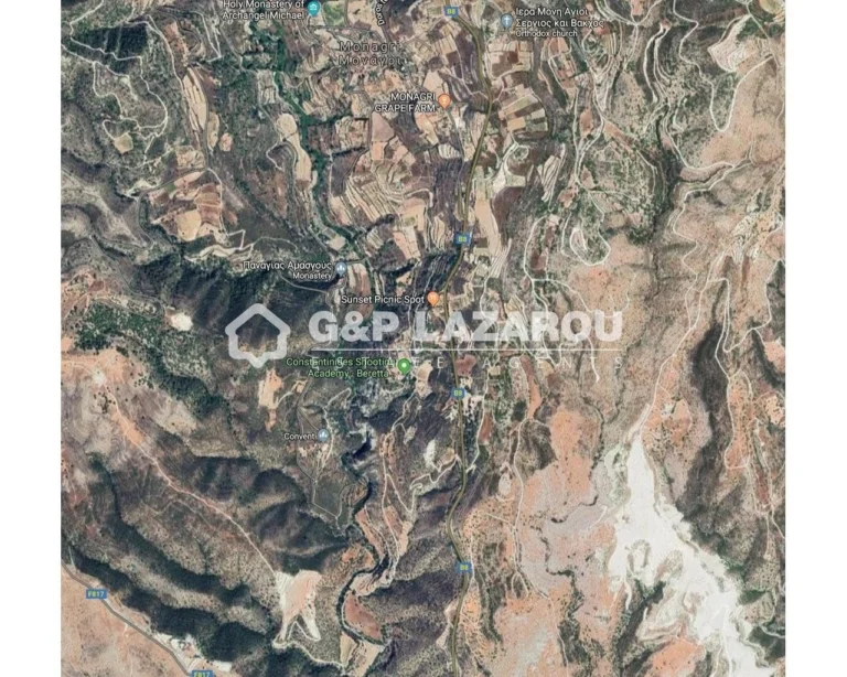 158,196m² Plot for Sale in Monagri, Limassol District