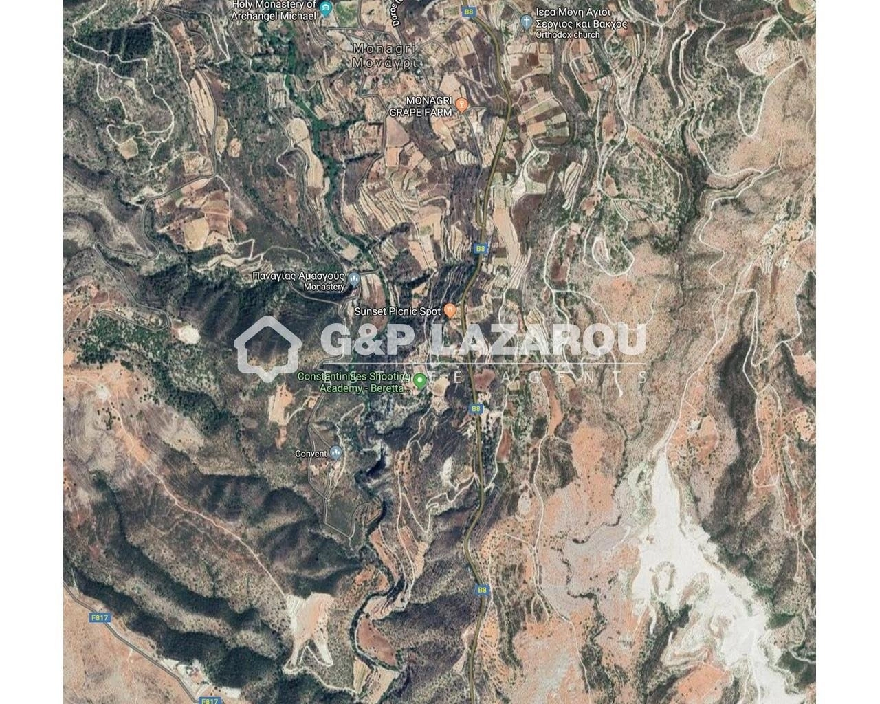 158,196m² Plot for Sale in Monagri, Limassol District