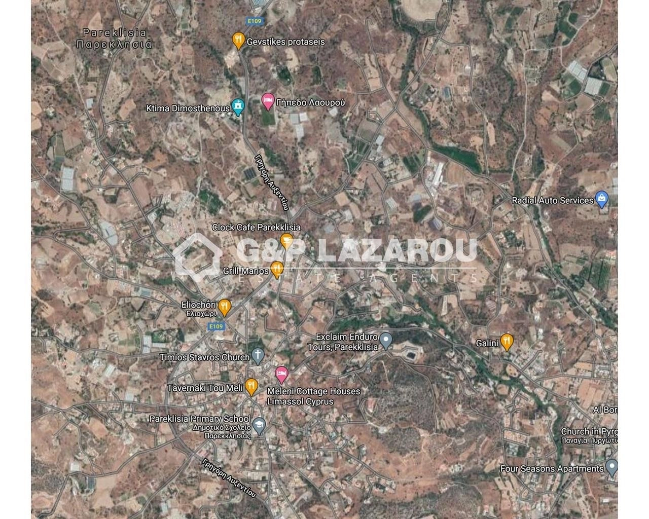 9,040m² Plot for Sale in Parekklisia, Limassol District
