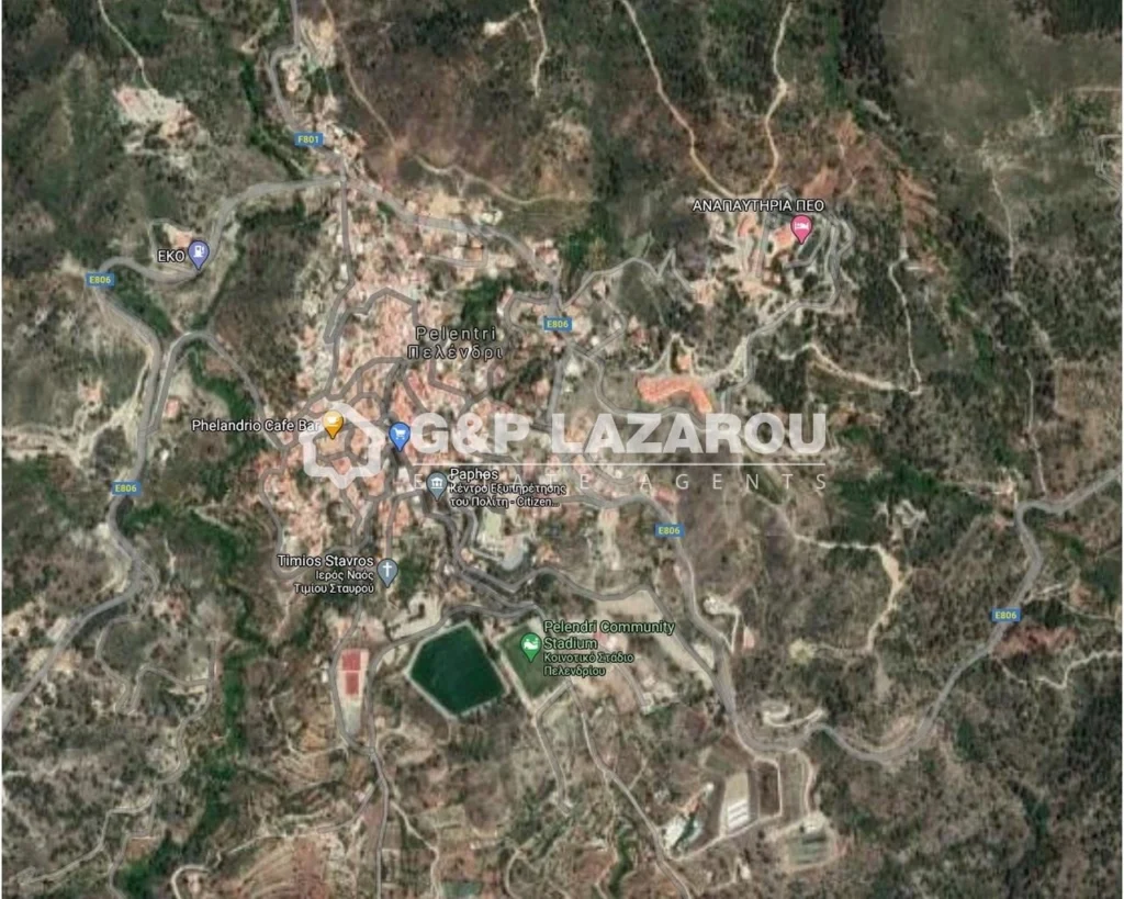 1,444m² Plot for Sale in Pelendri, Limassol District