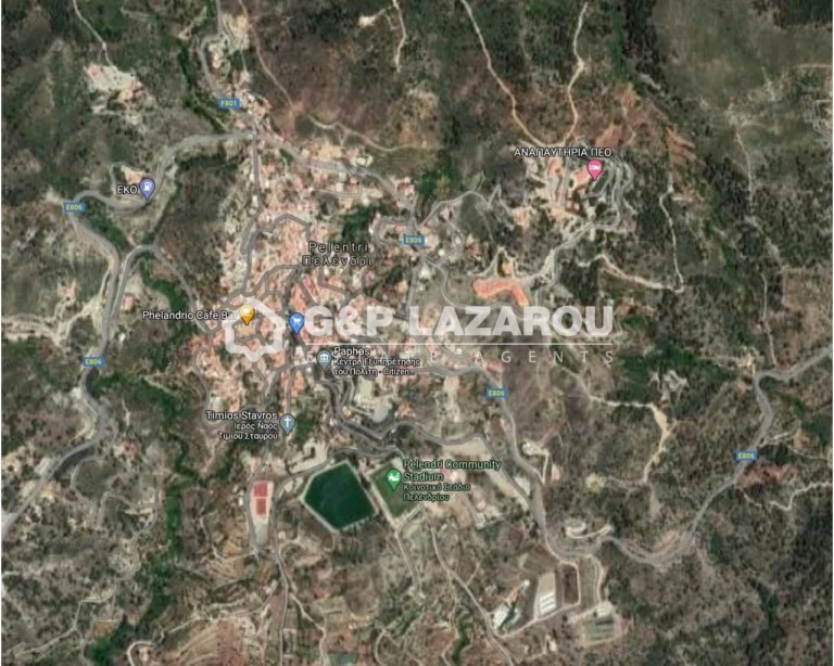 1,444m² Plot for Sale in Pelendri, Limassol District