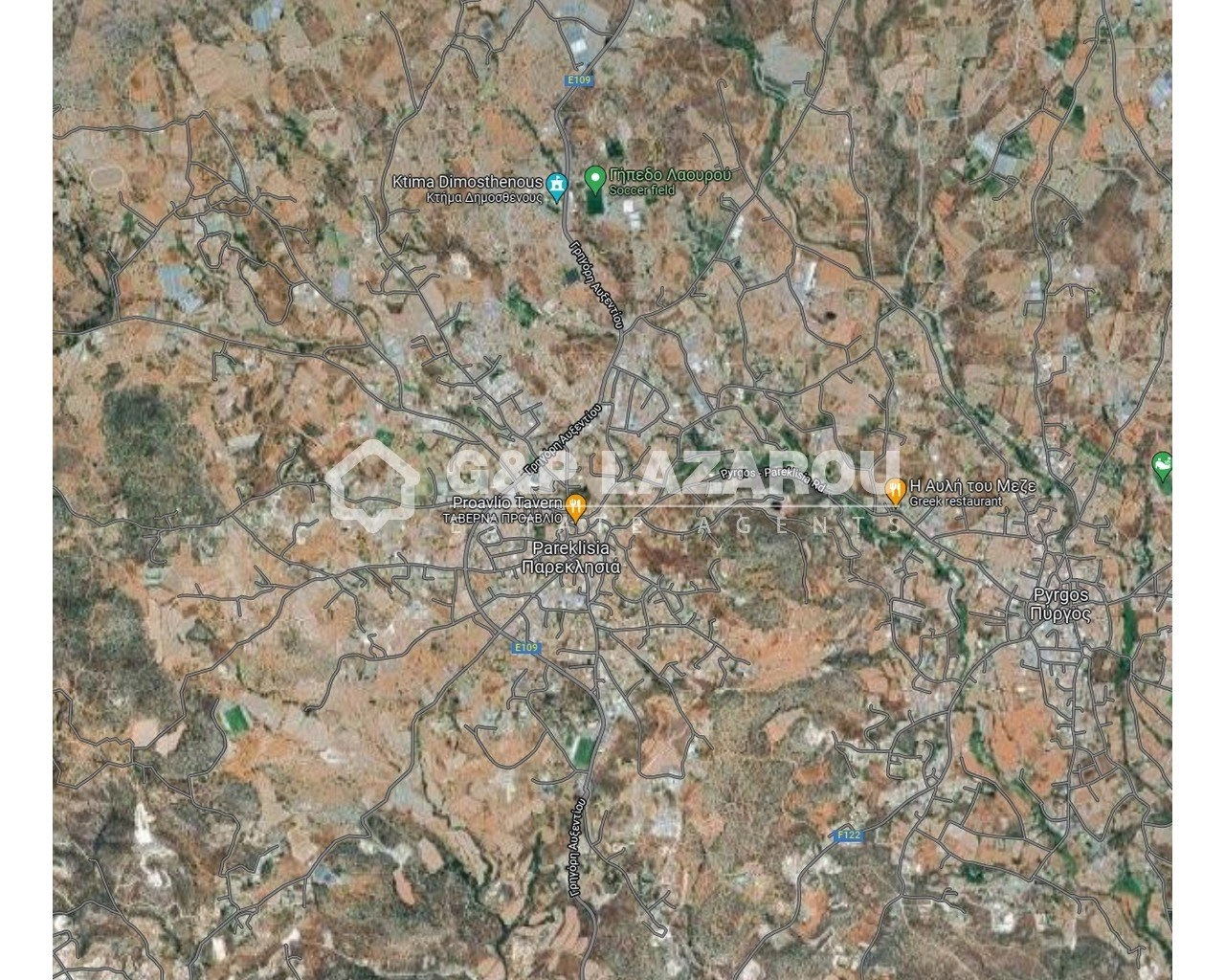 7,430m² Plot for Sale in Parekklisia, Limassol District
