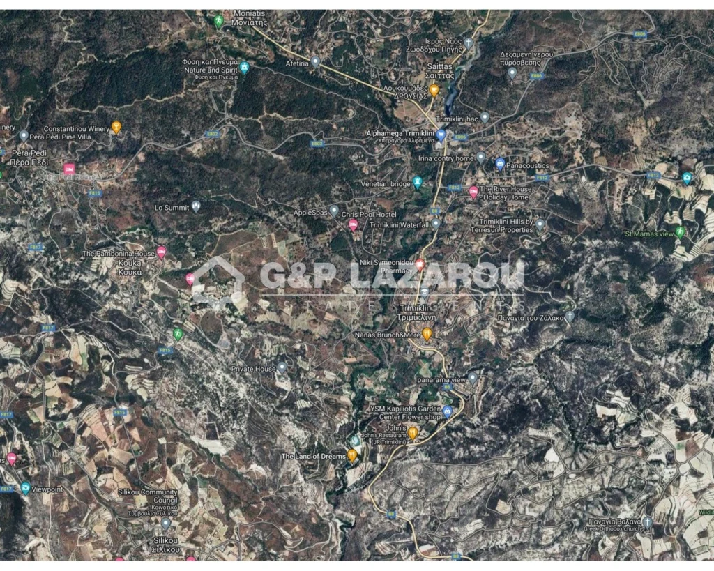 13,558m² Plot for Sale in Trimiklini, Limassol District