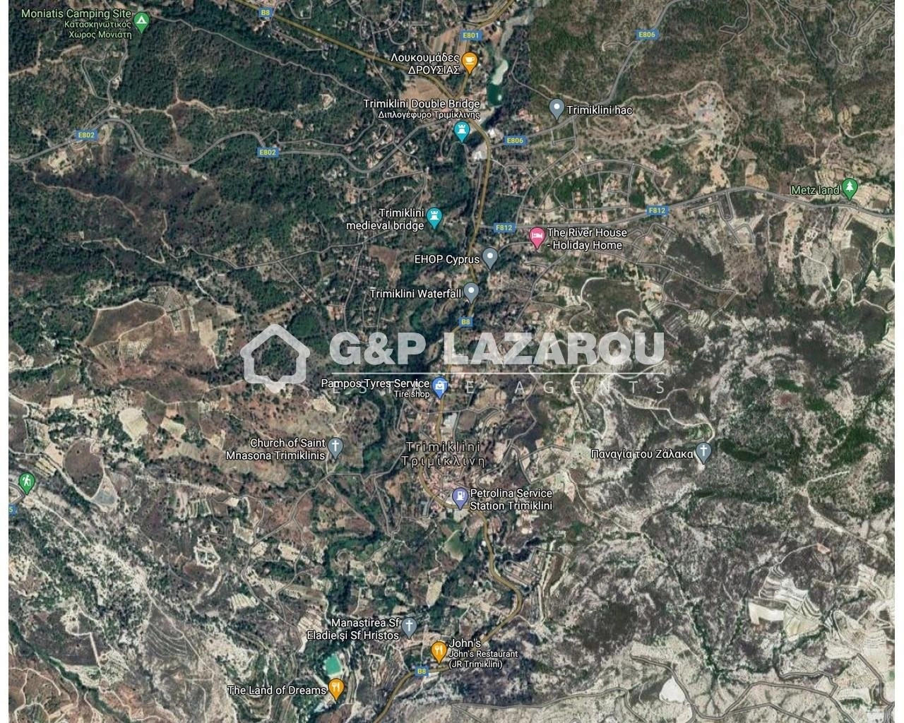 989m² Plot for Sale in Trimiklini, Limassol District