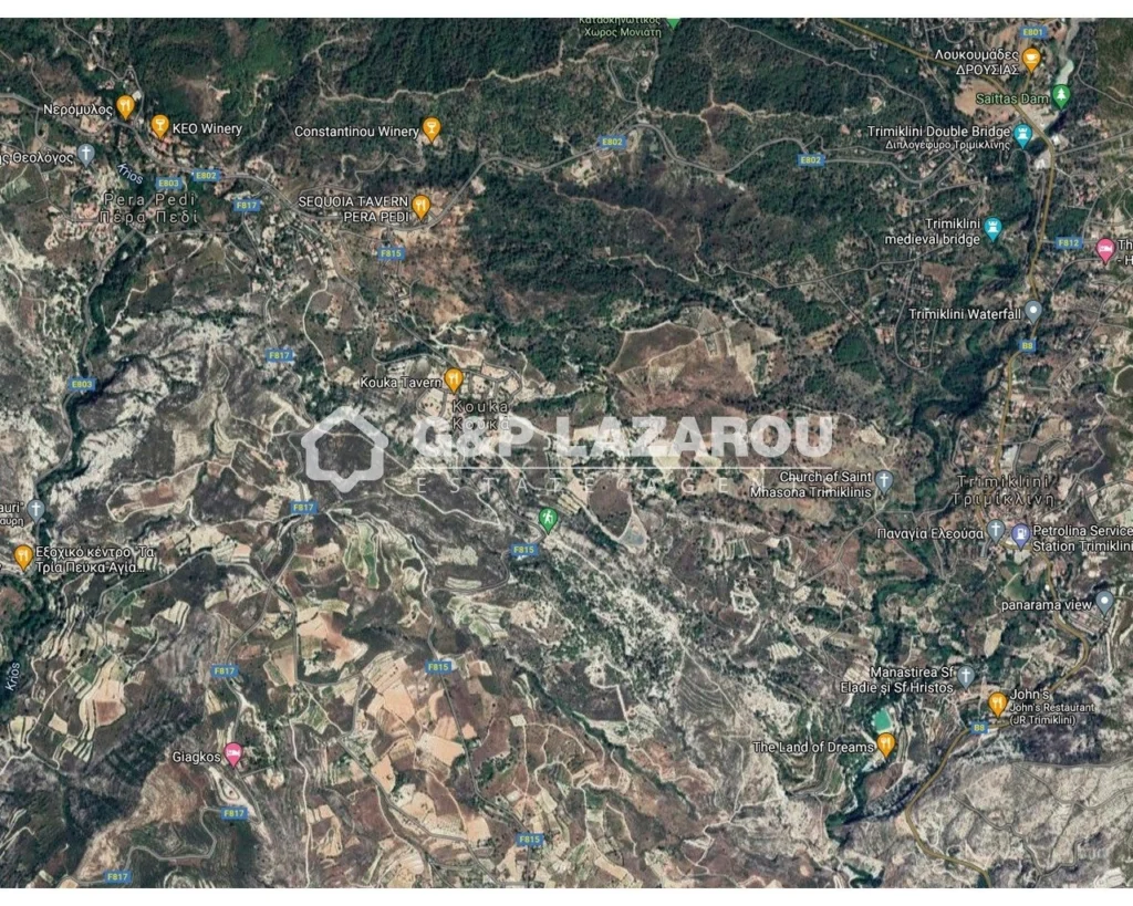 1,475m² Plot for Sale in Kouka, Limassol District