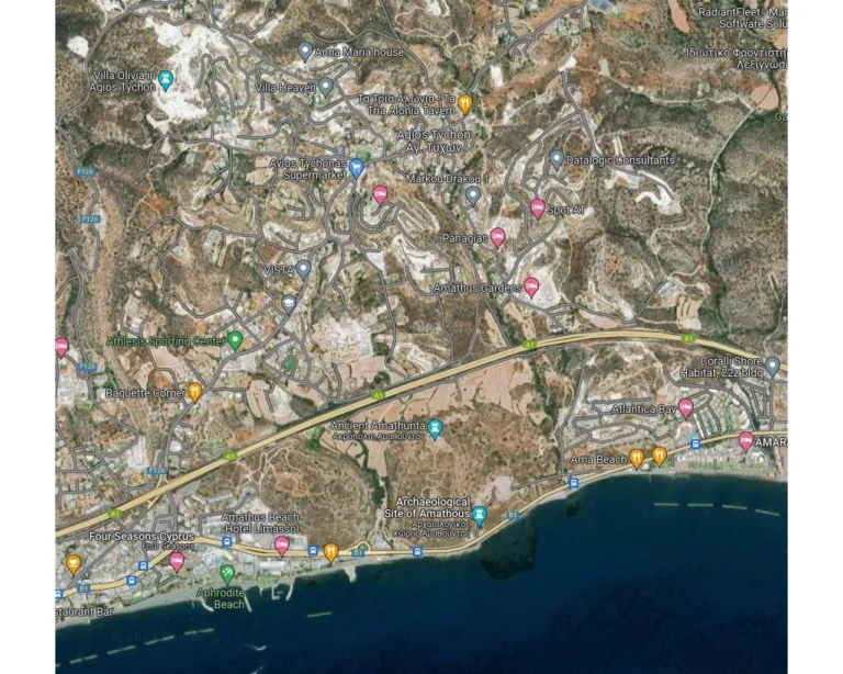 5,790m² Plot for Sale in Agios Tychonas, Limassol District