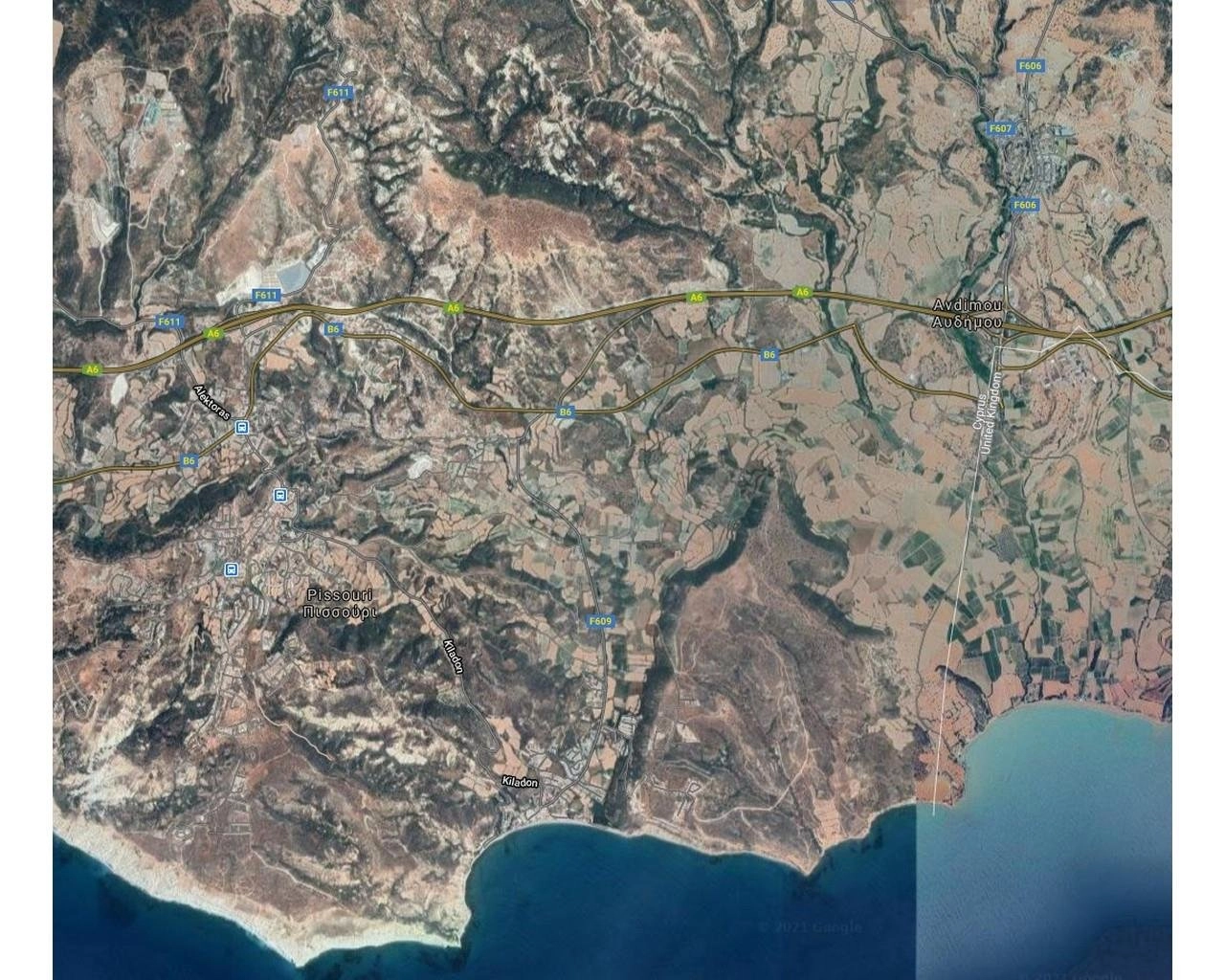 42,476m² Plot for Sale in Pissouri, Limassol District