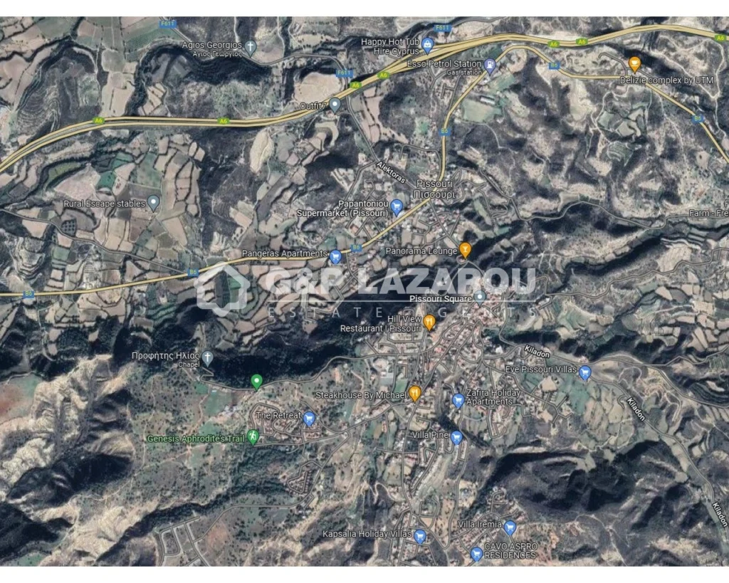5,853m² Plot for Sale in Pissouri, Limassol District