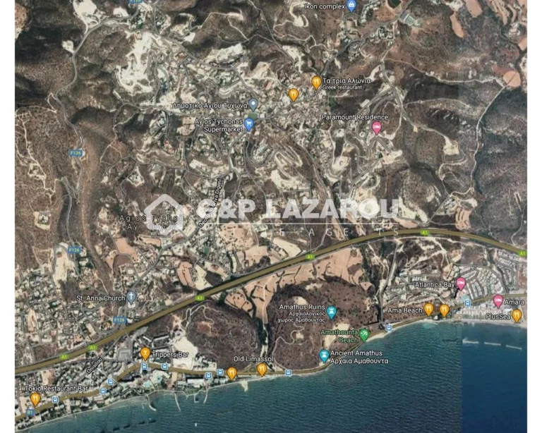 1,013m² Plot for Sale in Agios Tychonas, Limassol District