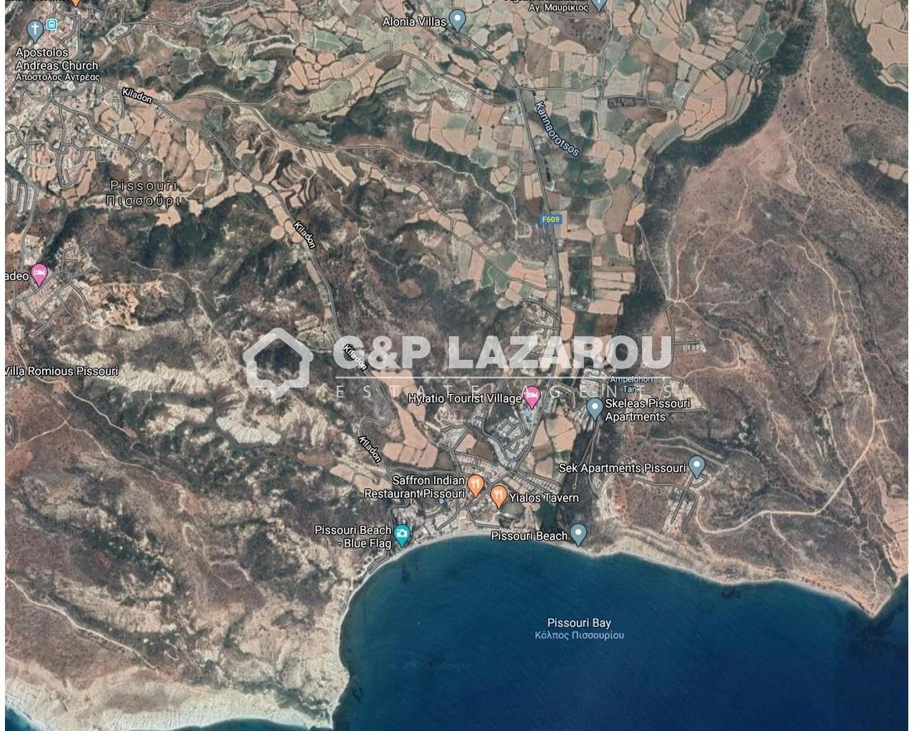 9,700m² Plot for Sale in Pissouri, Limassol District