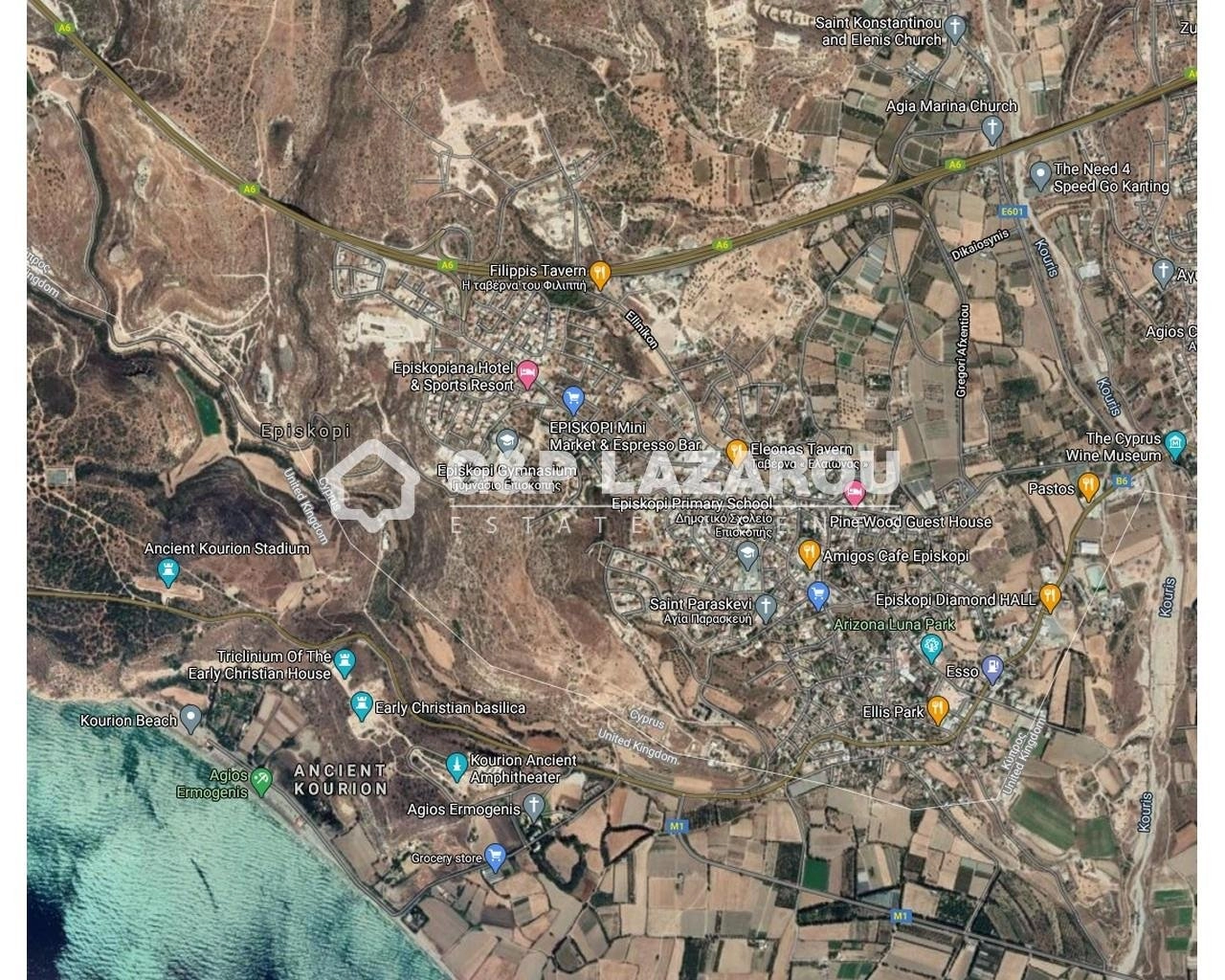 6,021m² Plot for Sale in Episkopi, Limassol District