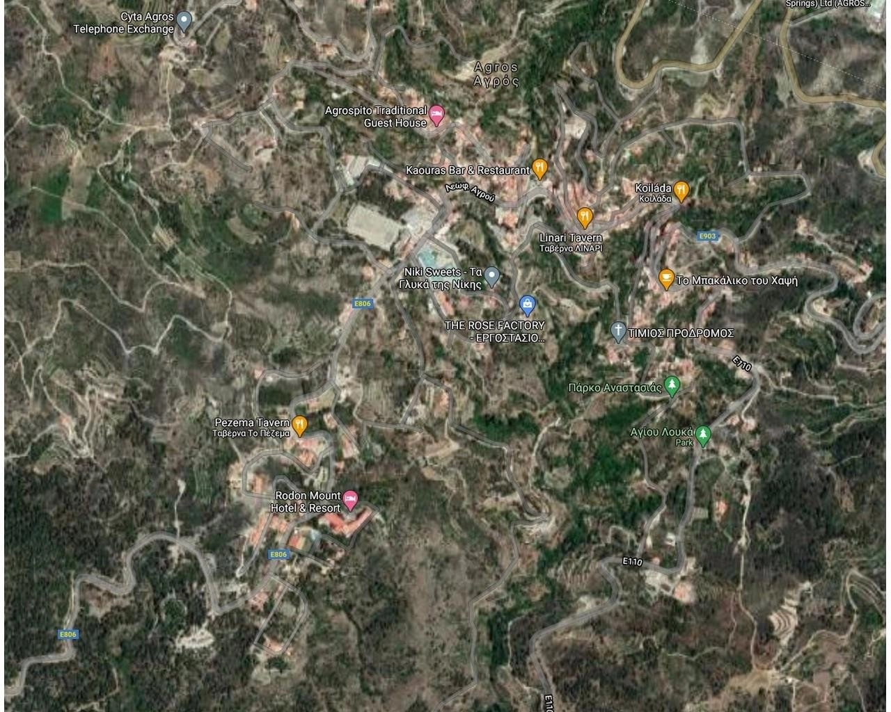 1,097m² Plot for Sale in Agros, Limassol District