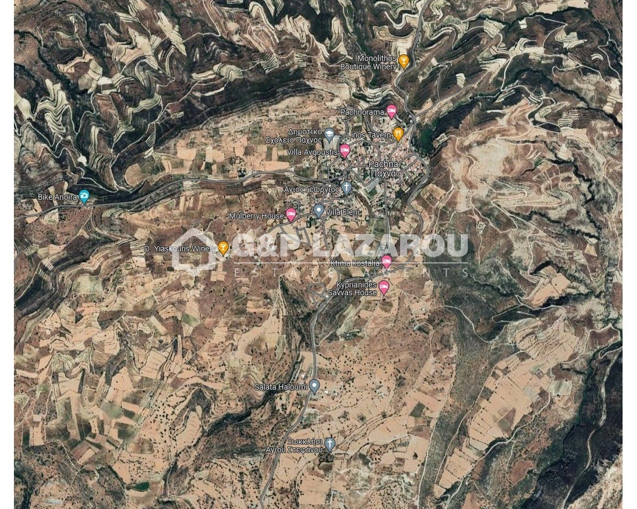 1,190m² Plot for Sale in Pachna, Limassol District