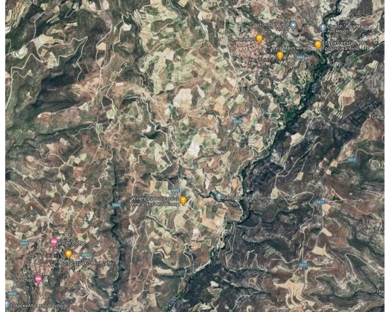 5,352m² Plot for Sale in Koilani, Limassol District