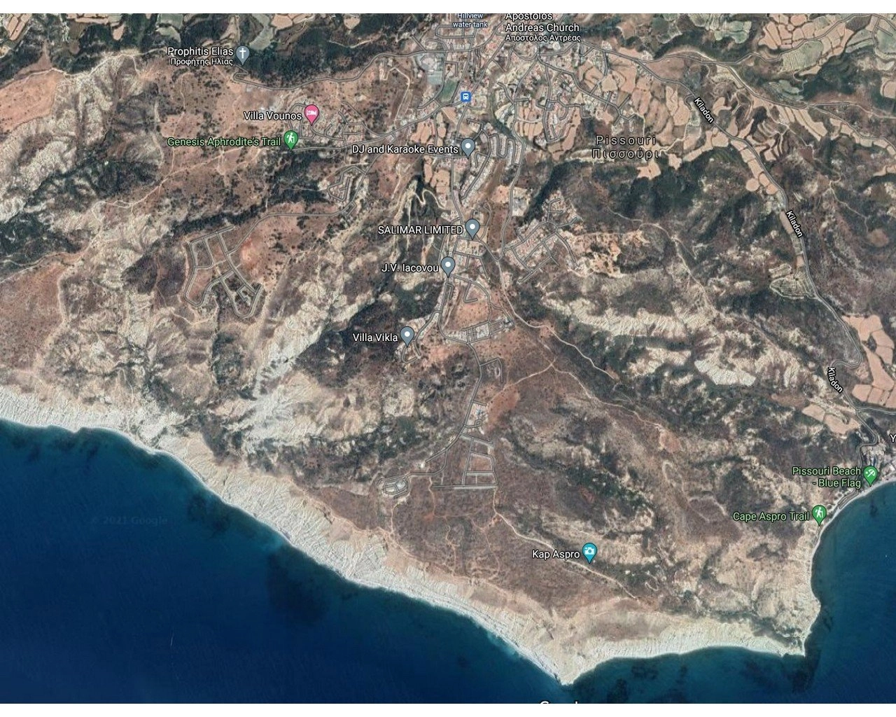 787m² Plot for Sale in Pissouri, Limassol District