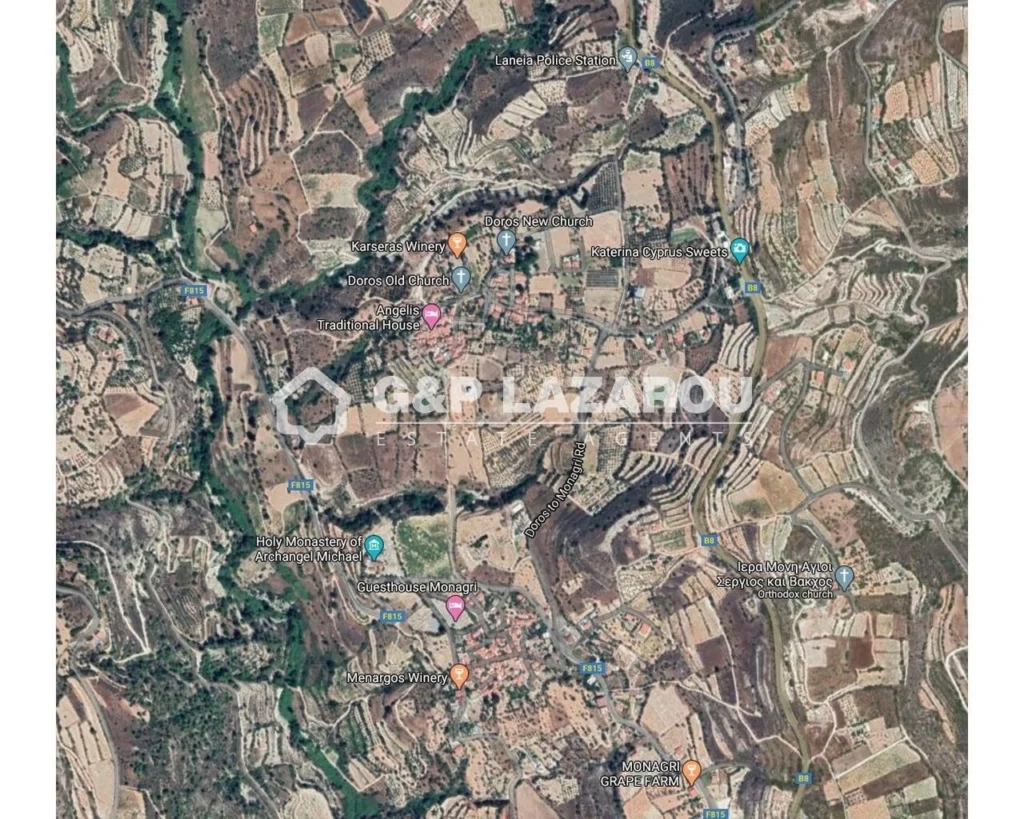 12,375m² Plot for Sale in Doros, Limassol District