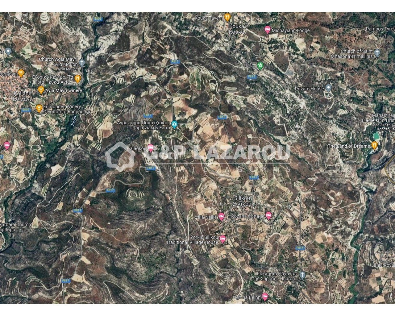 1,118m² Plot for Sale in Silikou, Limassol District