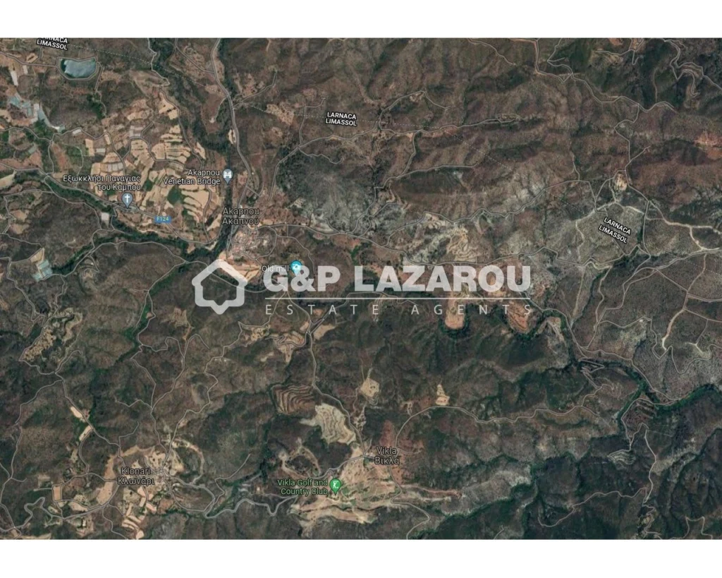 16,389m² Plot for Sale in Akapnou, Limassol District