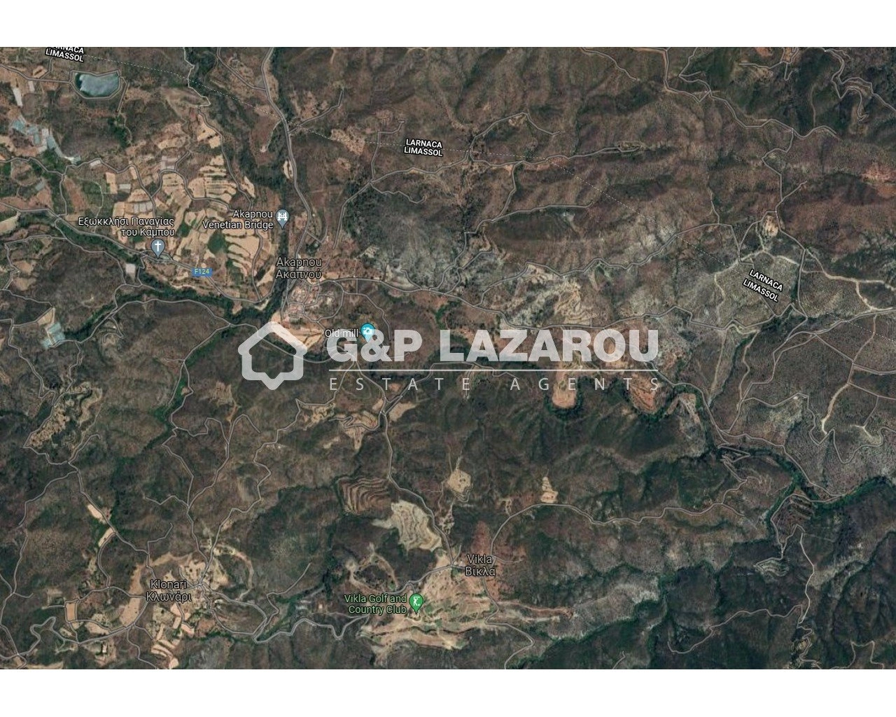16,389m² Plot for Sale in Akapnou, Limassol District