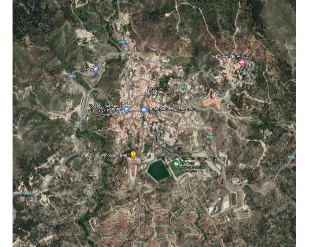 8,613m² Plot for Sale in Pelendri, Limassol District