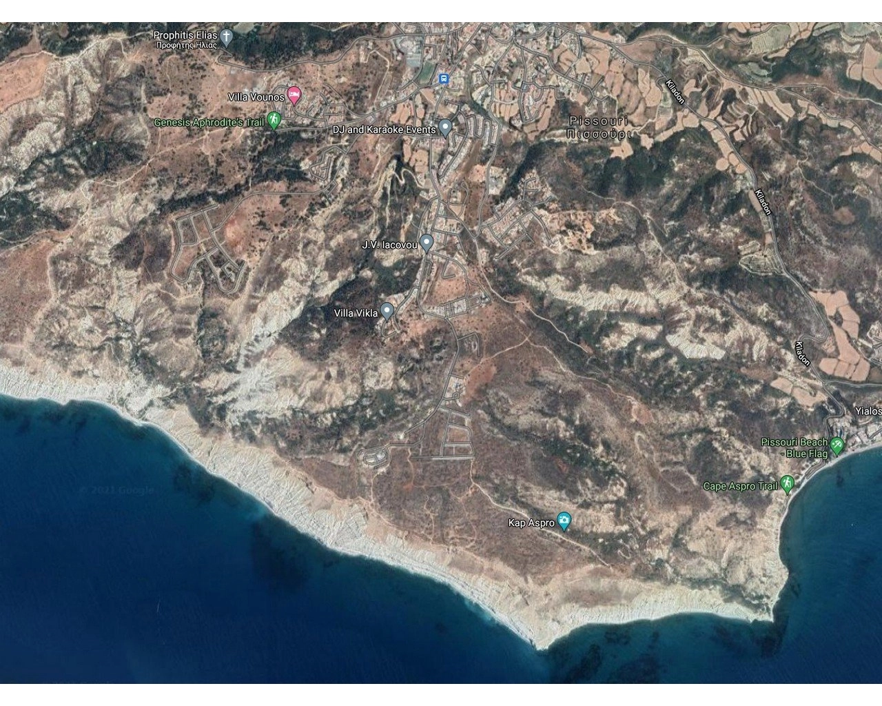 928m² Plot for Sale in Pissouri, Limassol District