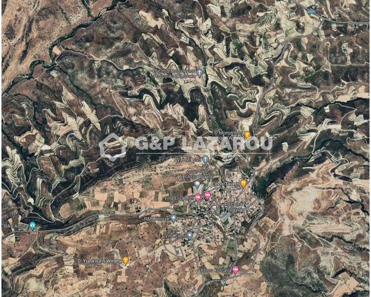 8,027m² Plot for Sale in Pachna, Limassol District