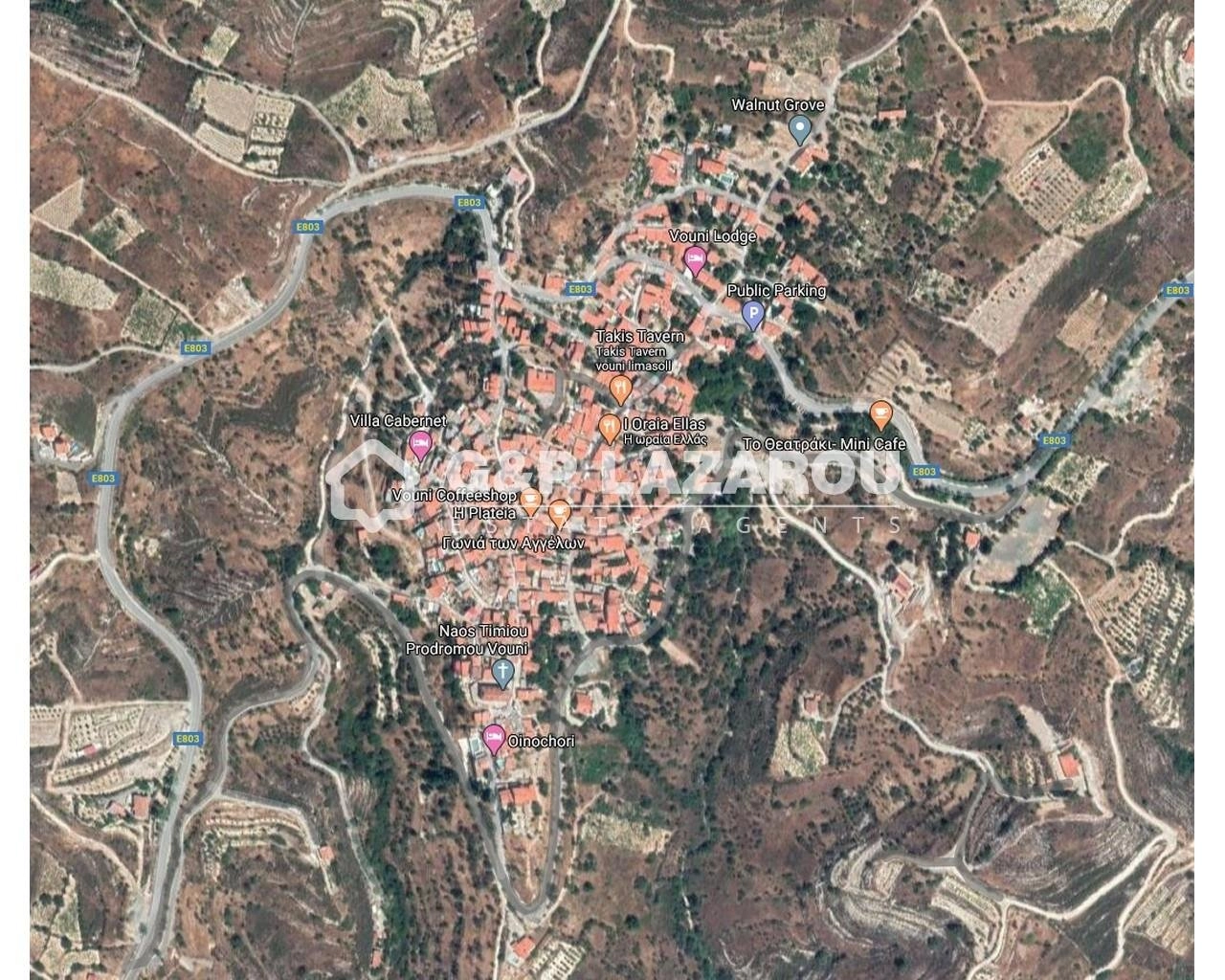 2,500m² Plot for Sale in Vouni, Limassol District
