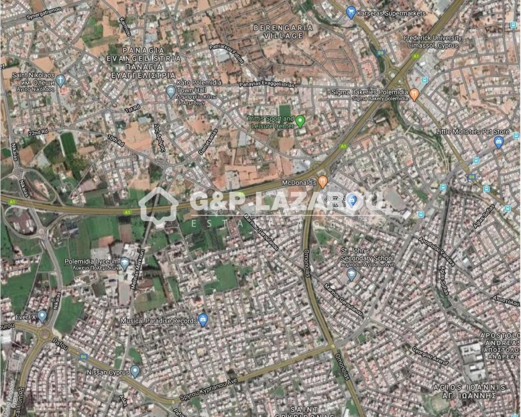1,729m² Plot for Sale in Kato Polemidia, Limassol District
