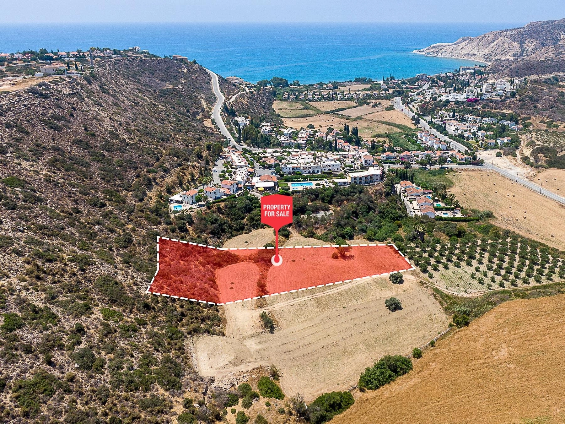 5,909m² Plot for Sale in Pissouri, Limassol District