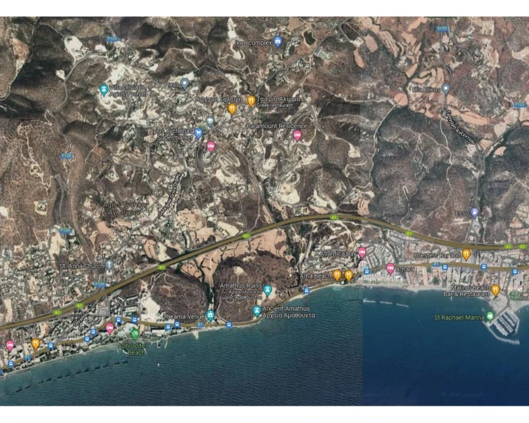 8,271m² Plot for Sale in Agios Tychonas, Limassol District