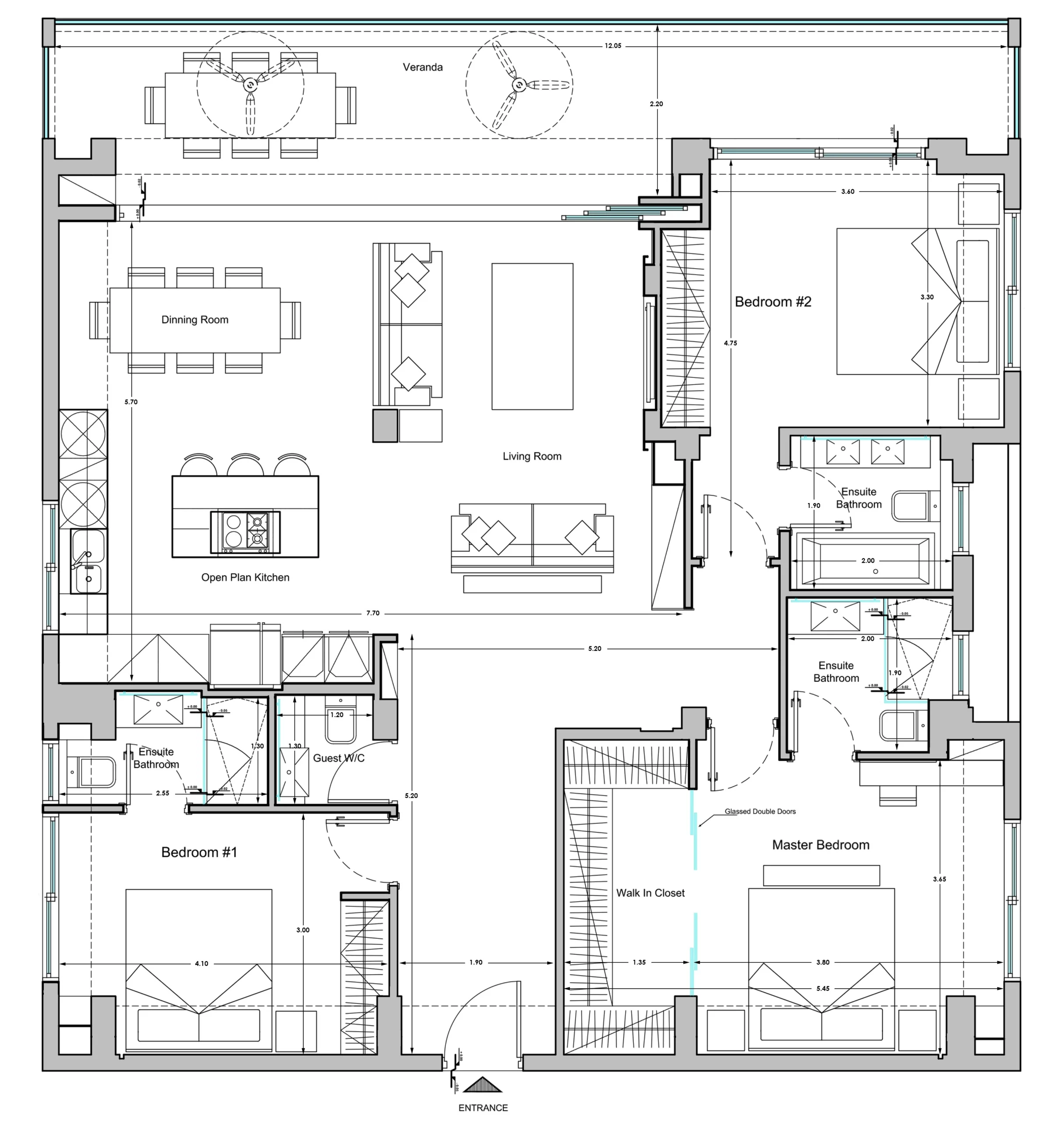 3 Bedroom Apartment for Sale in Potamos Germasogeias, Limassol District