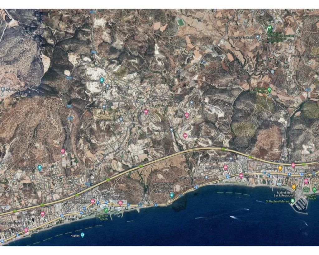 1,112m² Plot for Sale in Agios Tychonas, Limassol District
