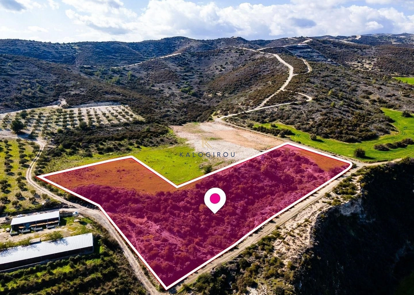 13,427m² Plot for Sale in Skarinou, Larnaca District
