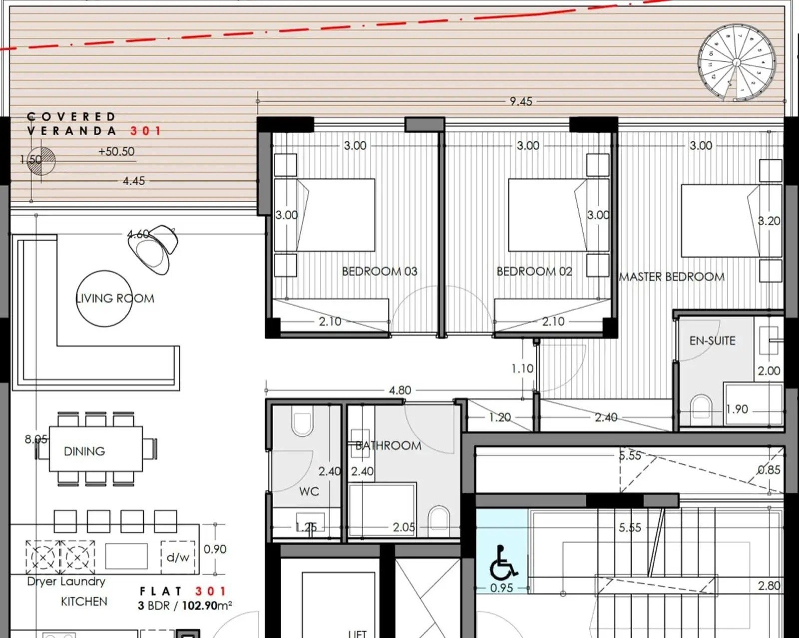 3 Bedroom Apartment for Sale in Limassol – Agios Athanasios
