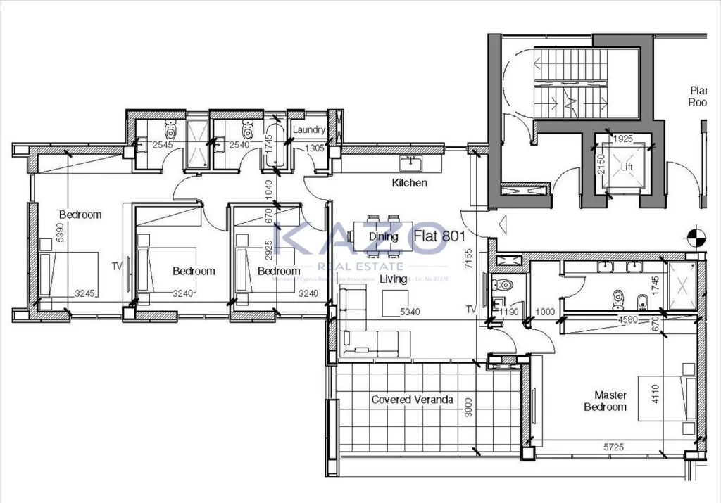 4 Bedroom Apartment for Rent in Limassol District