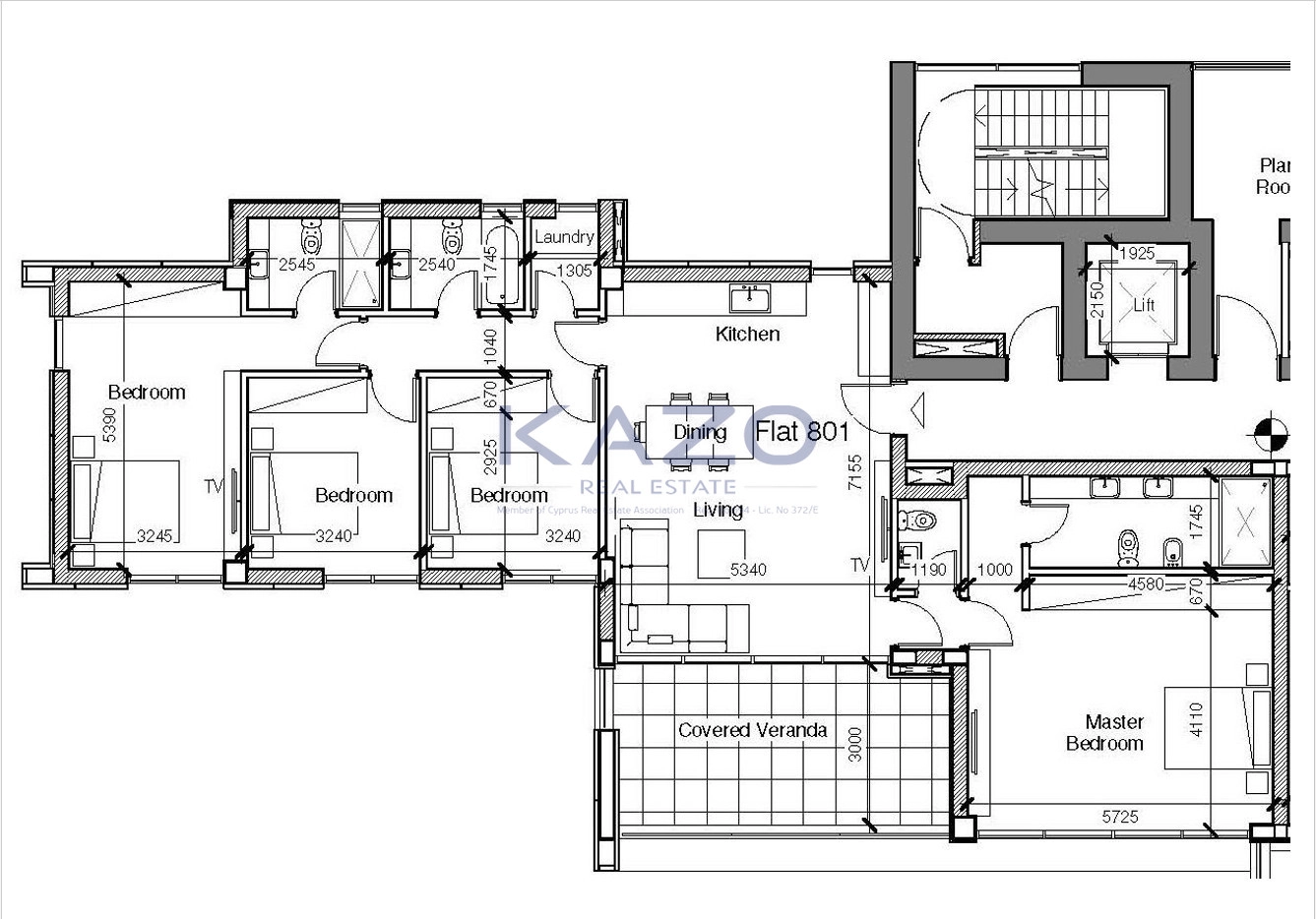 4 Bedroom Apartment for Rent in Limassol District