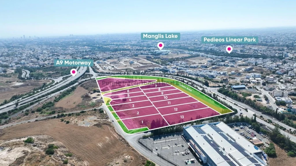 75,690m² Plot for Sale in Lakatamia, Nicosia District